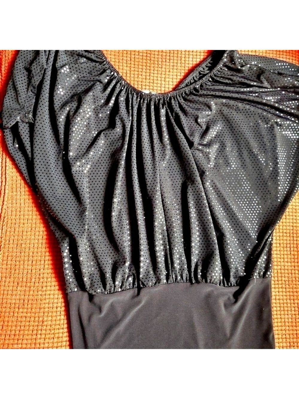 Tattoo Black Squence Top. Size Medium